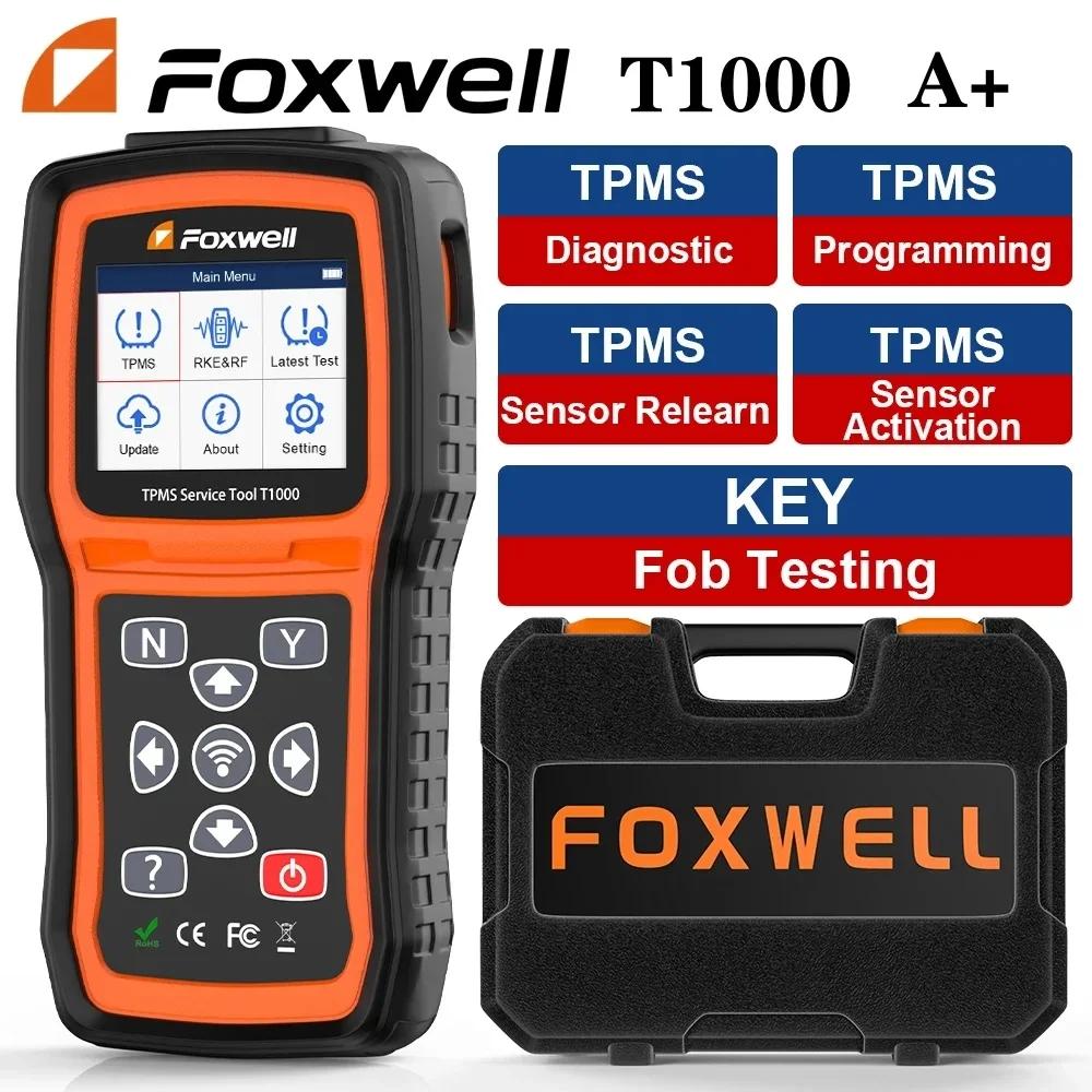 A + FOXWELL T1000 ڵ TPMS  α׷ Ÿ̾ з  Ȱȭ  , TPMS ,  RF Ű Ȯ